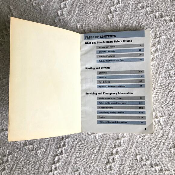 1997 Ford F-150 Owners Guide Manual & Warranty Guide Original OEM - Picture 2 of 4